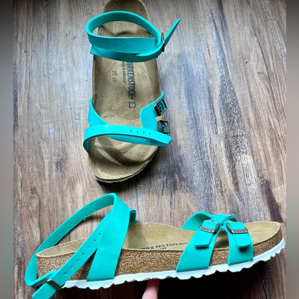Birkenstock NEW Blanca Graceful Emerald US 12-12.5 - Picture 6 of 9